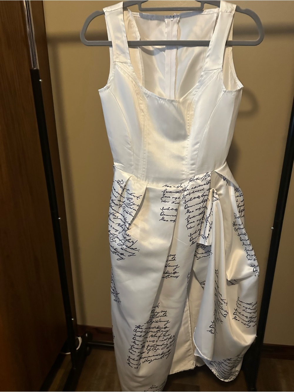 Tortured Poets White Satin Dress